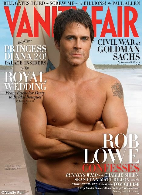 rob lowe shirtless vanity fair. Vanity Fair#39;s Shirtless Rob