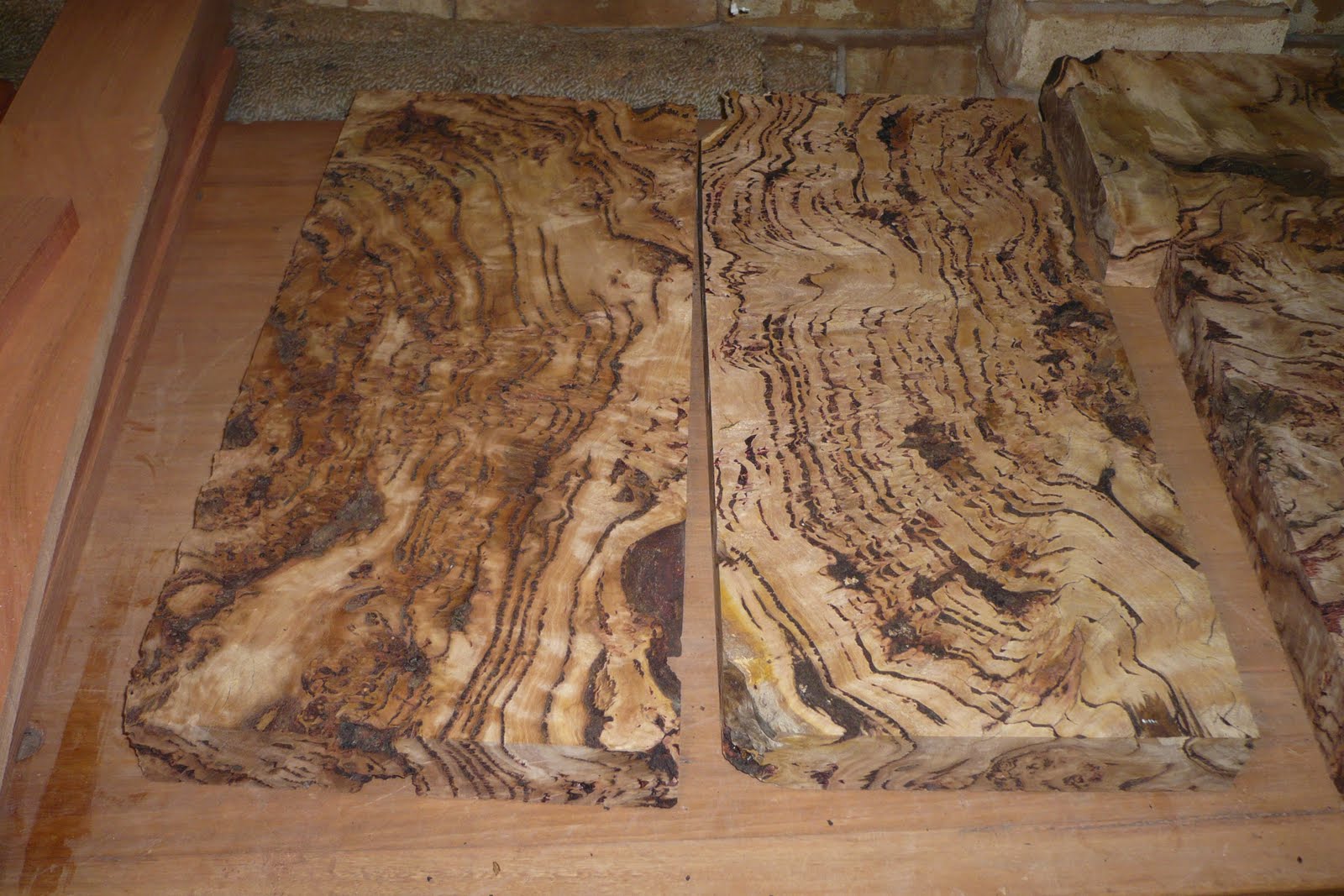  the love of wood Red Cedar and Blackbutt Burl?