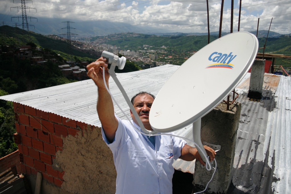 Nacionales Cantv Televisión Satelital llegó a La Vega