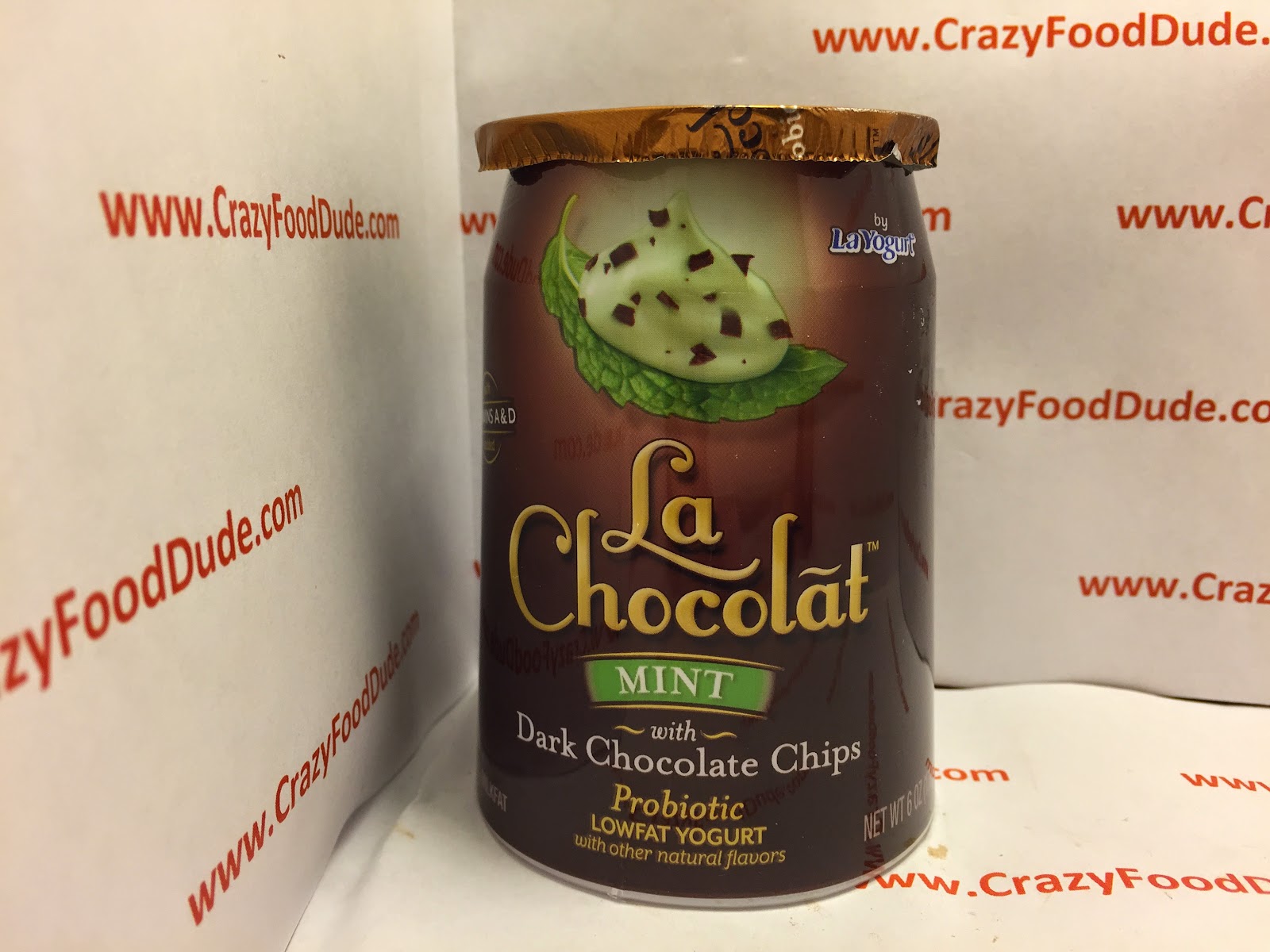 Crazy Food Dude Review La Chocolãt Mint with Dark Chocolate Chips Lowfat Yogurt