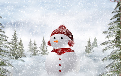 Schneemann Wallpaper