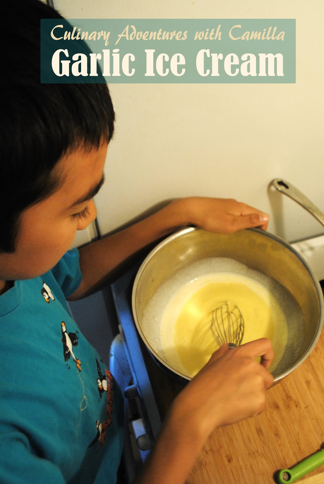 Culinary Adventures with Camilla Garlic Ice Cream