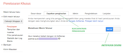 Cara Menautkan Akun Adsense dengan Google Custom Search