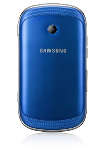 Samsung Galaxy Music Biru belakang Samsung Galaxy Music Biru belakang