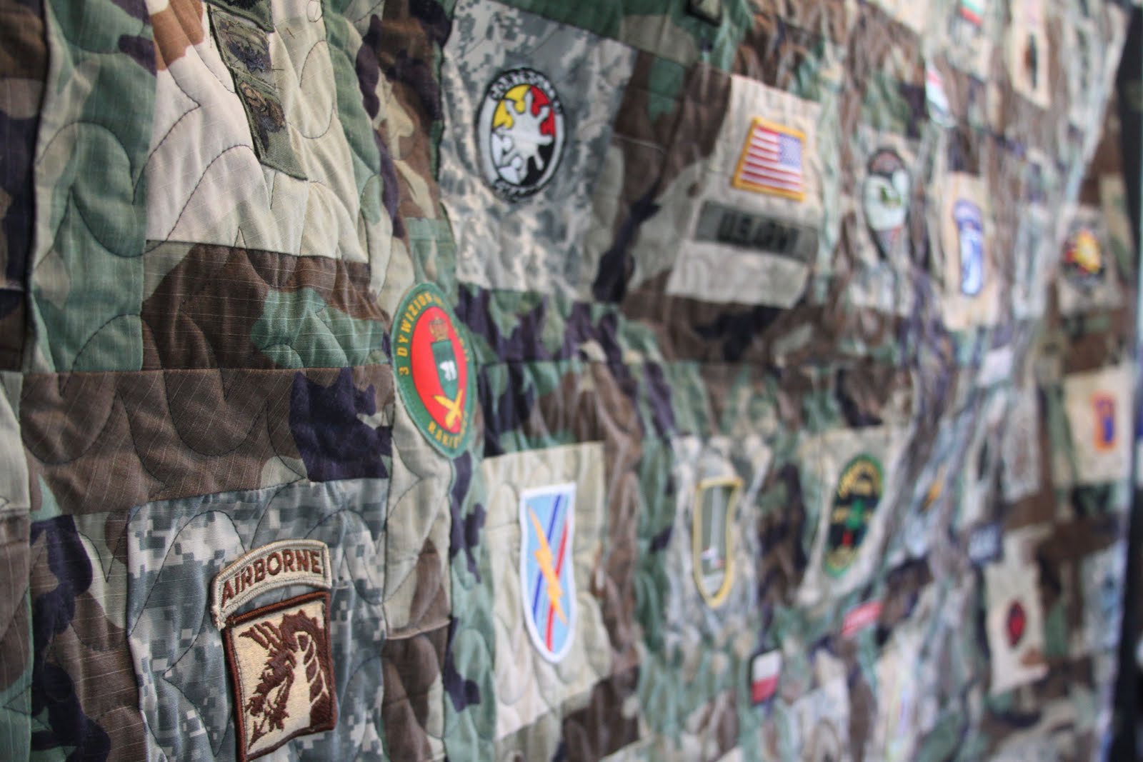 Mamaka Mills Recycled and Custom Memory Quilts Military Memory Quilt