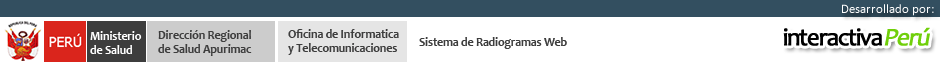 Radiogramas Web:  DIRESA APURIMAC