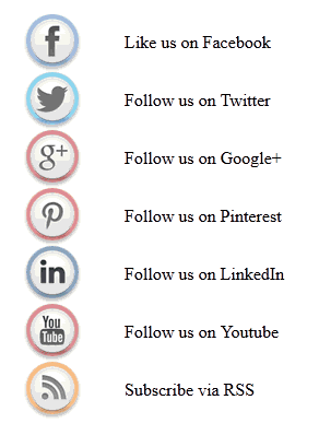 Social Media button
