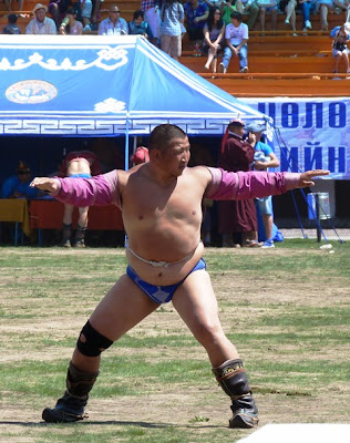 Монгольская борьба. Праздник Надом.