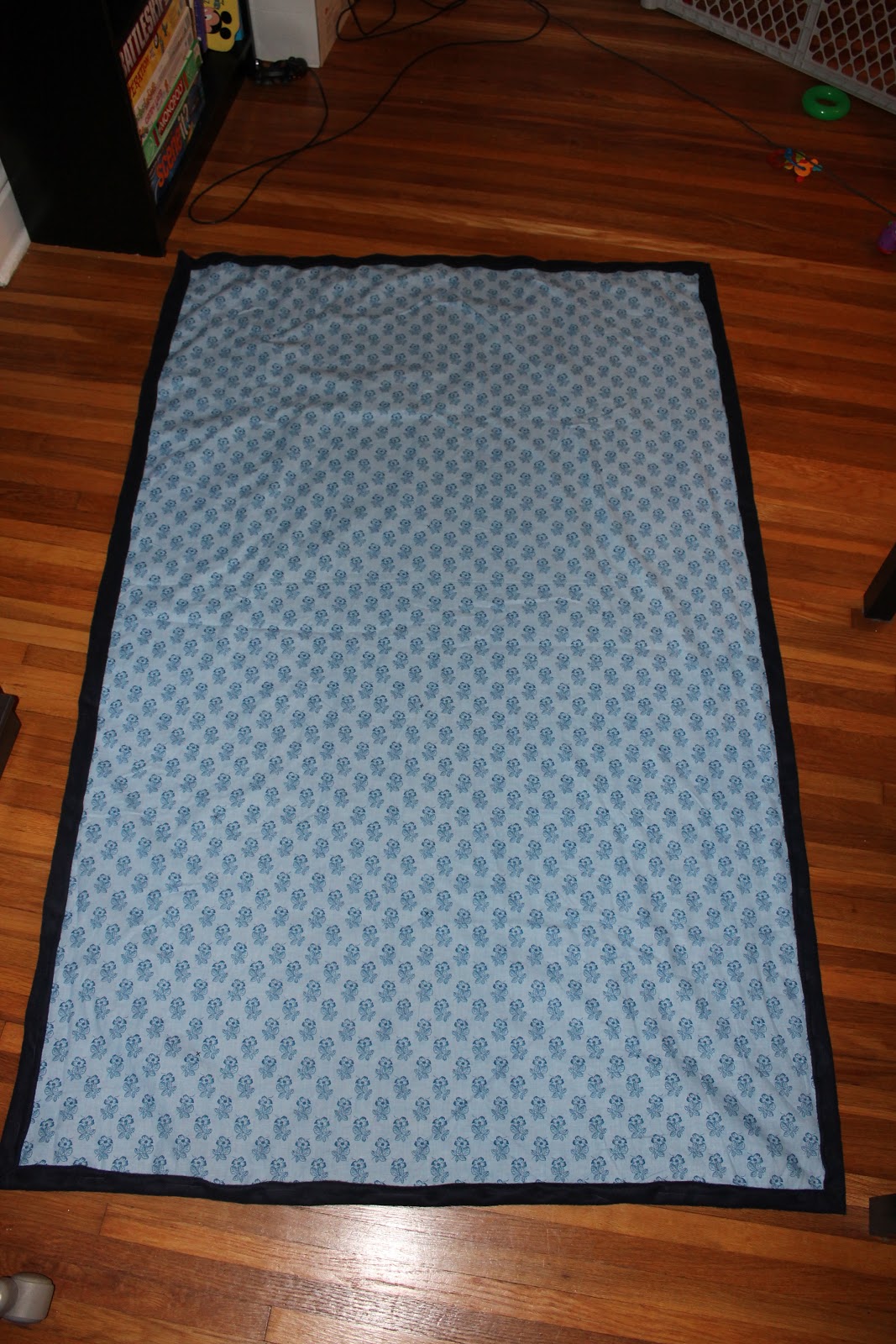 Kristen's Creative Corner "Sheet Blanket" Using Back of Blanket as Binding