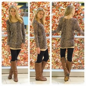 leggings and tall boots