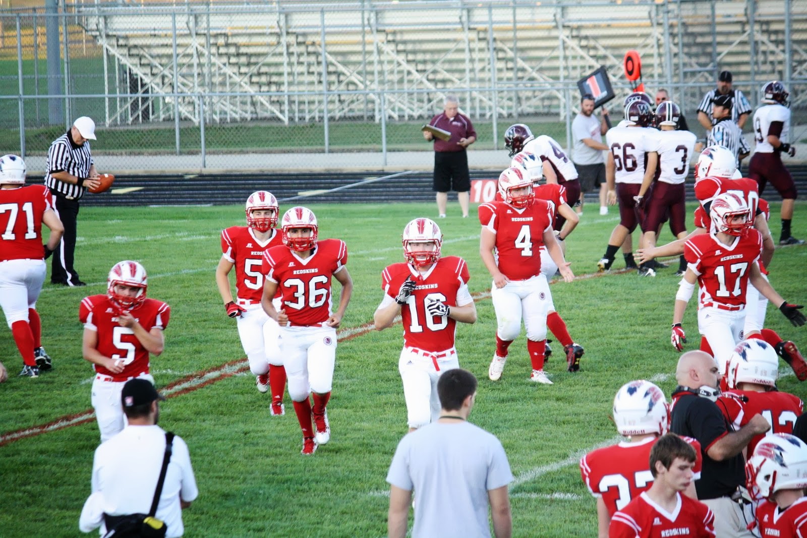 Football vs Winamac Knox High School