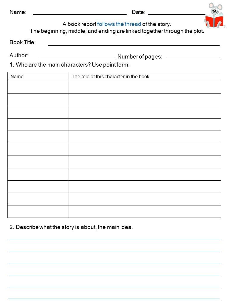 How to write a book report with sample reports)   wikihow