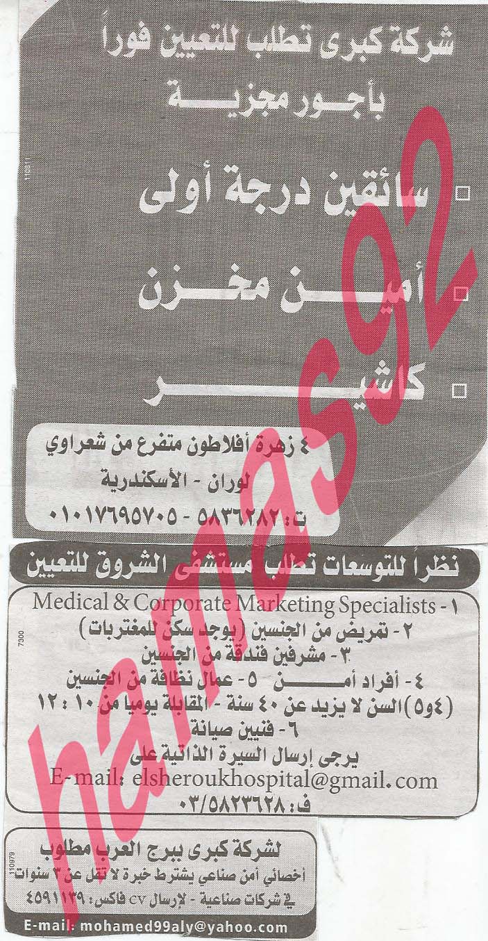 وظائف خالية فى جريدة الوسيط الاسكندرية الاثنين 26-08-2013 %D9%88+%D8%B3+%D8%B3+4