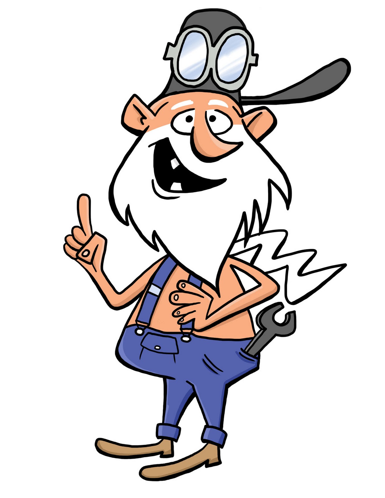 Chris Berg's Caricature Blog Redneck Pilot Character