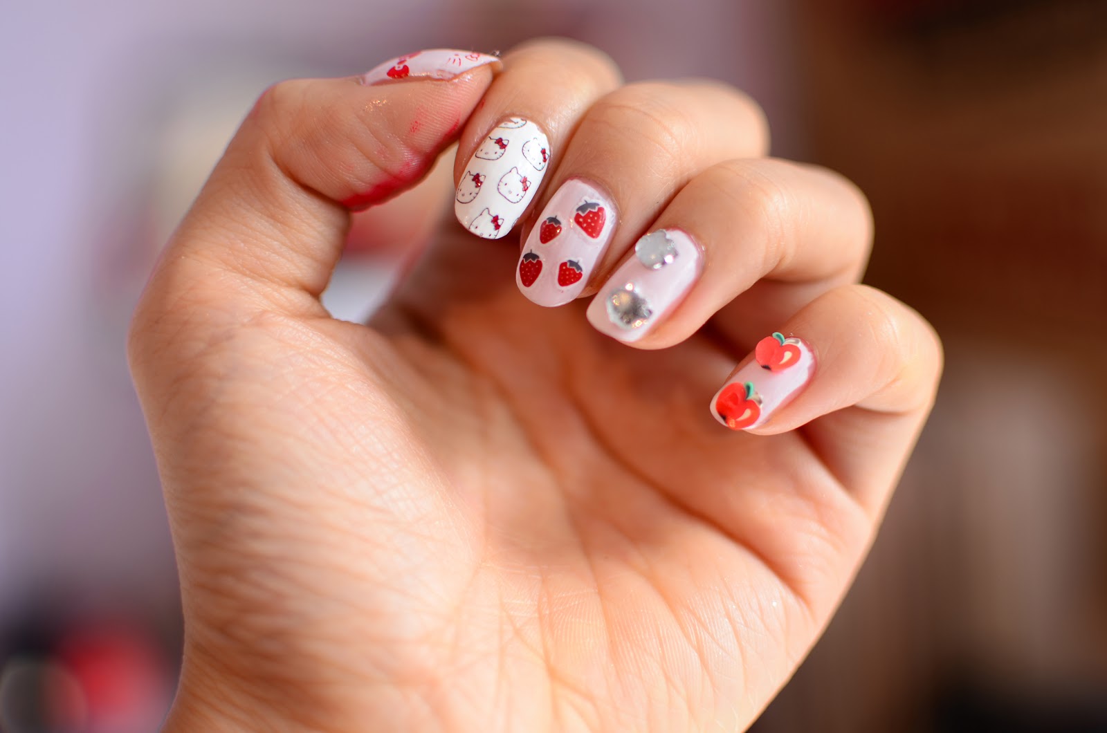 fun size beauty Hello Kitty Kawaii Nail Art Set // Hello Kitty 40th