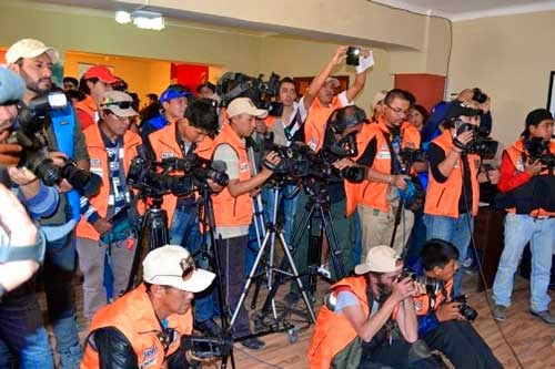Gobierno inaugura moderna sala de prensa en Uyuni para facilitar cobertura del Dakar 2015 