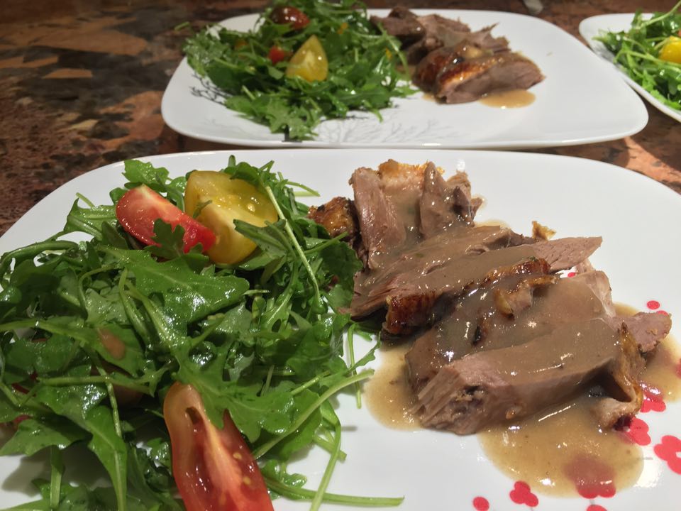 Paleo Rebel Roasted Goose with Banana Flour Gravy