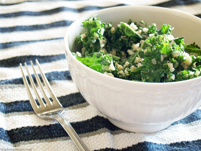 KALE & QUINOA SALAD Triple Max Tons