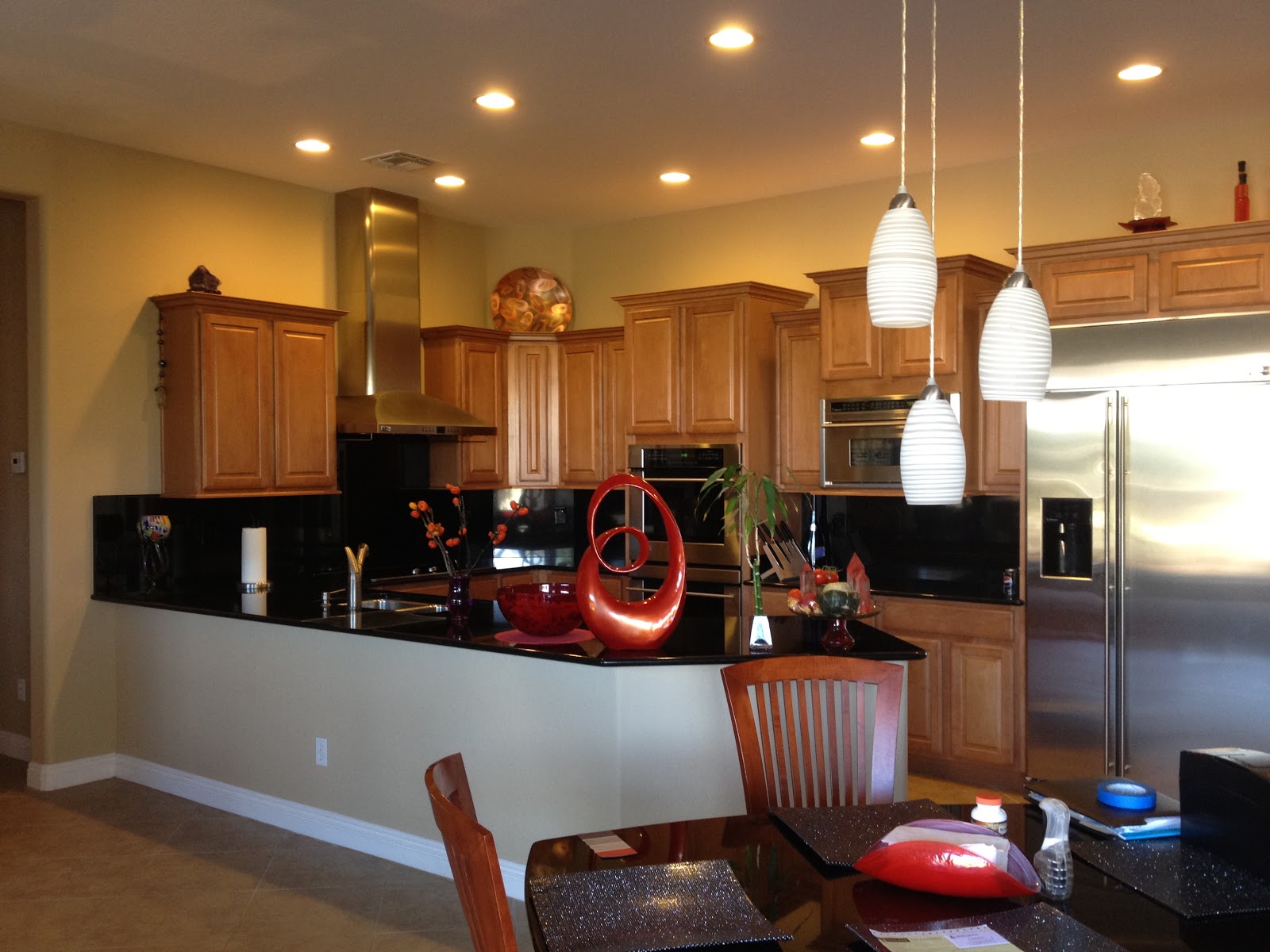 Language of Color and Texture Tangerine Tango Kitchen