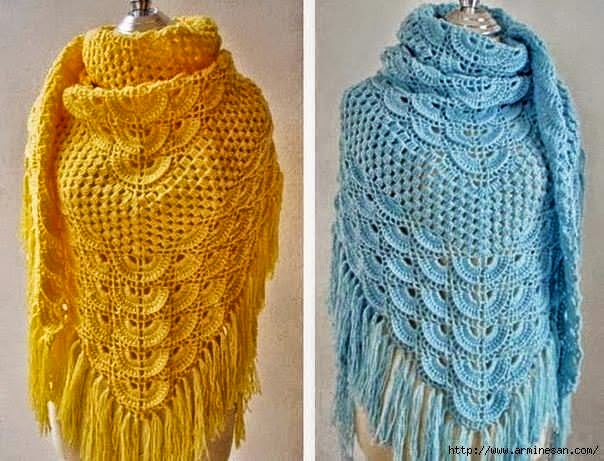 Chal de hermoso diseño | Todo crochet