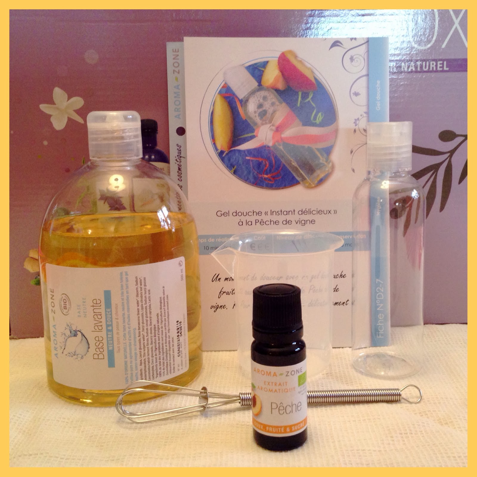 Gel Douche "Home Made" à la Pêche de Vigne ! Coups de Coeur de Mumu