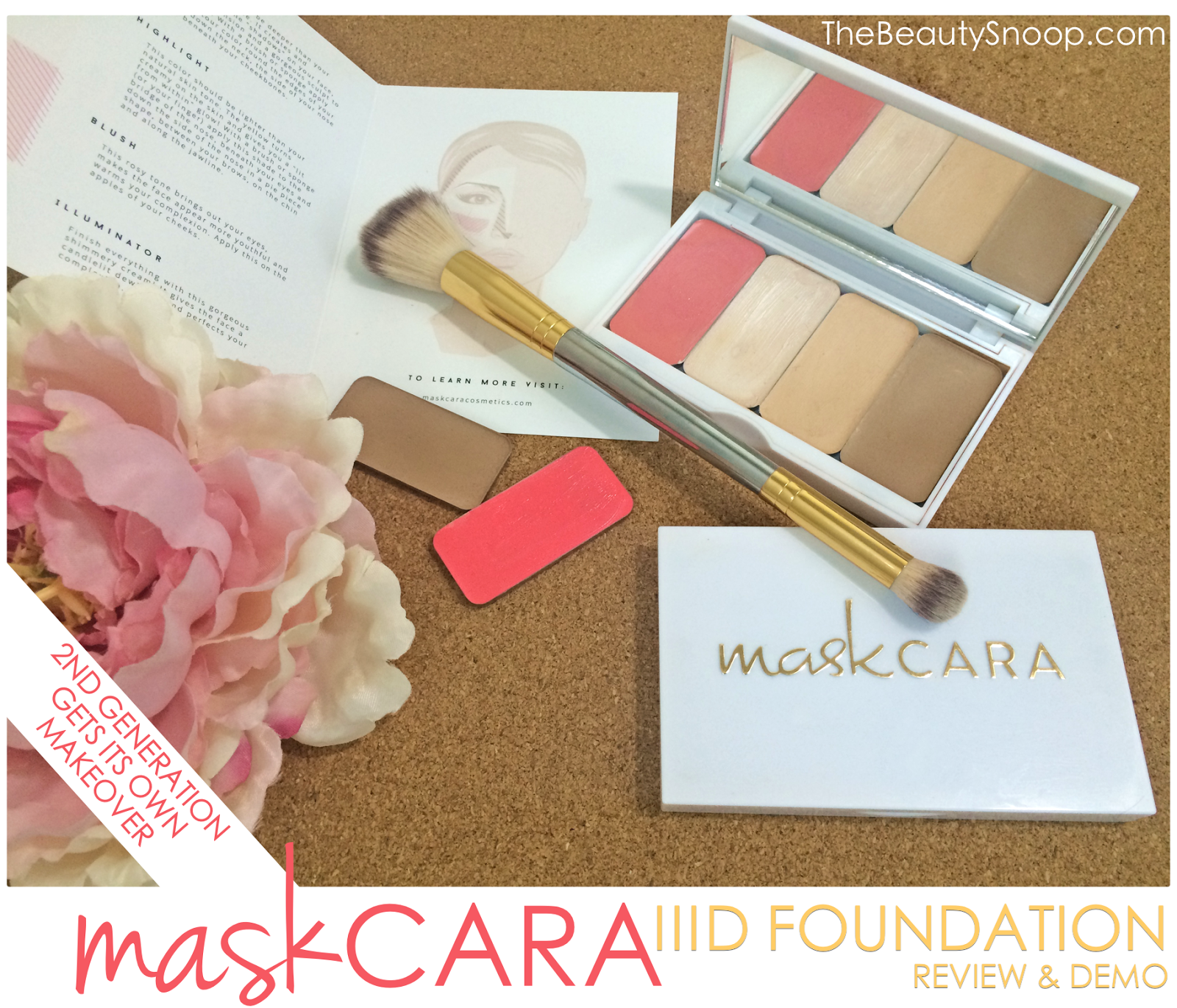 THE BEAUTY SNOOP MASKCARA IIID FOUNDATION // REVIEW AND DEMO