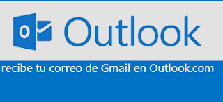 Correos de Gmail en Outlook
