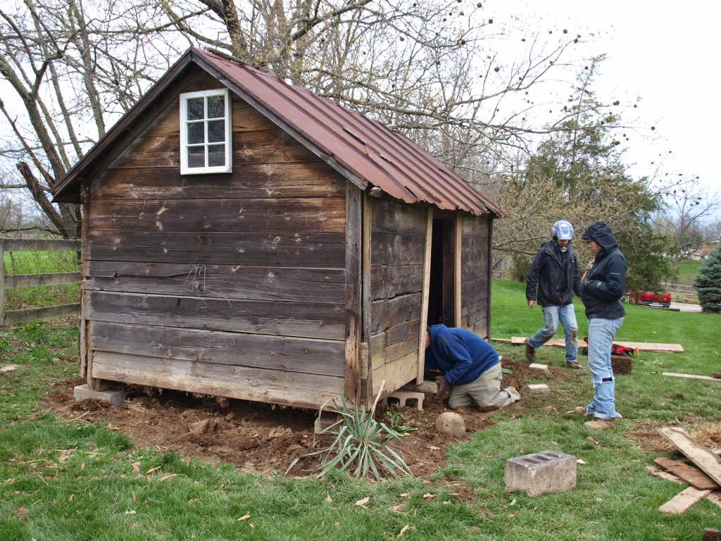 Ohio Thoughts Restoration of Original Chicken Coop