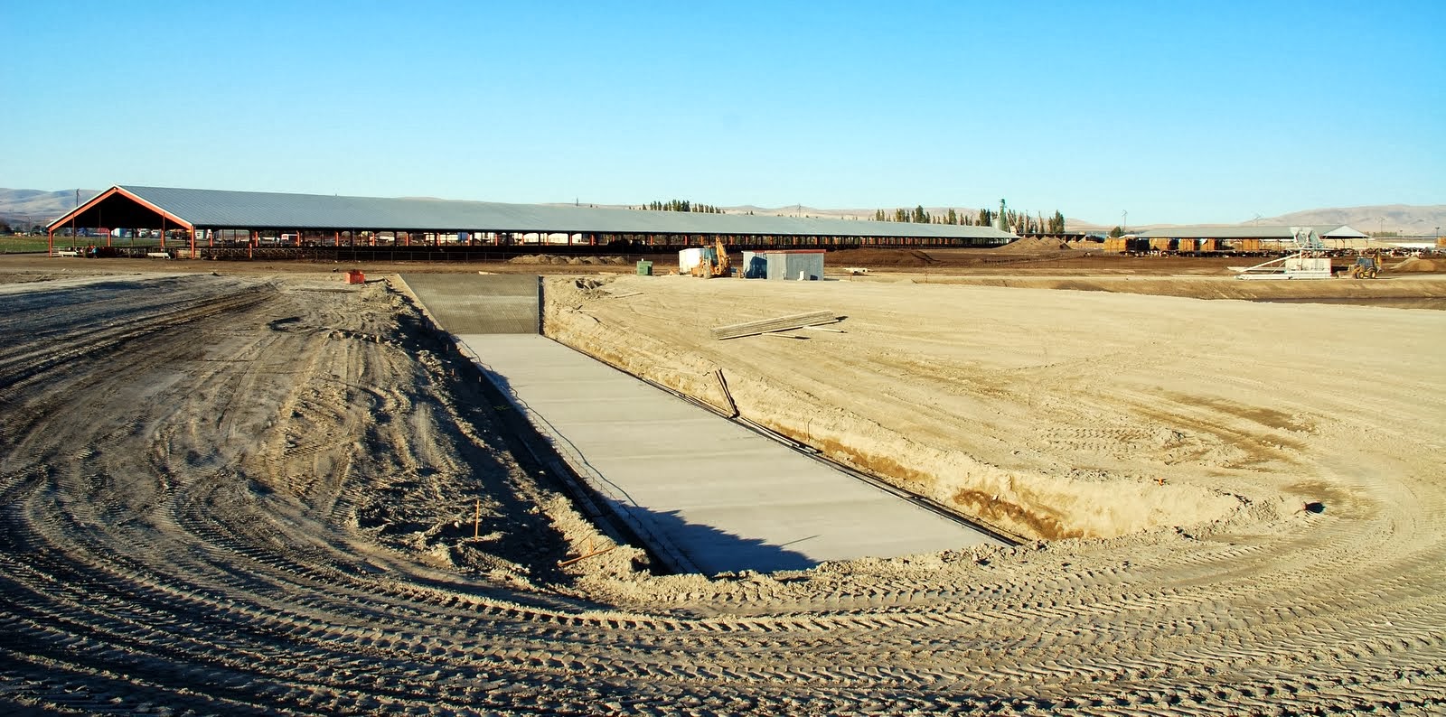 Vance Dairy Construction October at Maple Grove Dairy in Washington