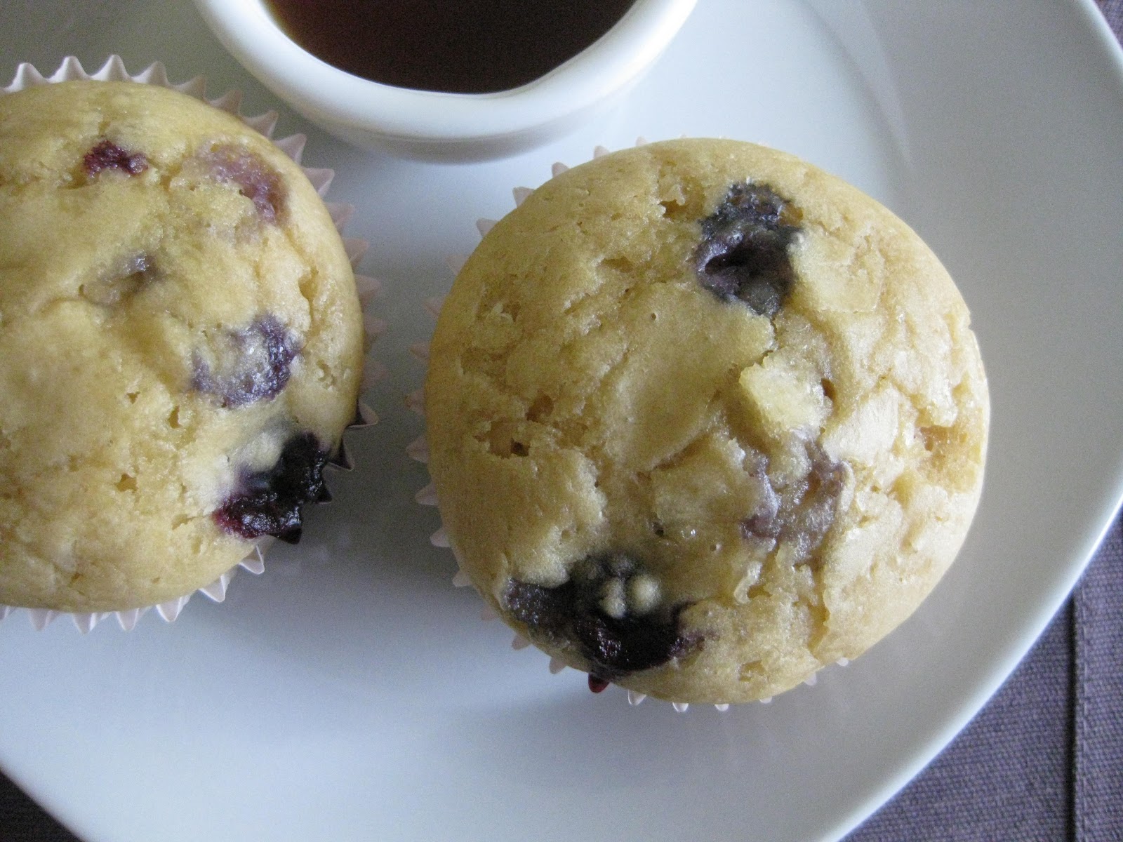 Serves Two Maple Blueberry Pancake Cupcakes