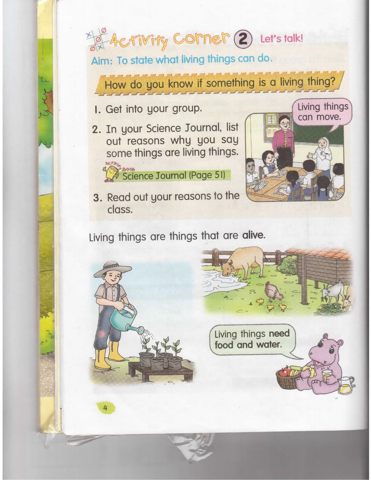 World Besides Us : "Living Things and Non-living Things'' (Science