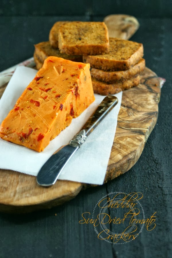 Authentic Suburban Gourmet Cheddar & Sun Dried Tomato Crackers