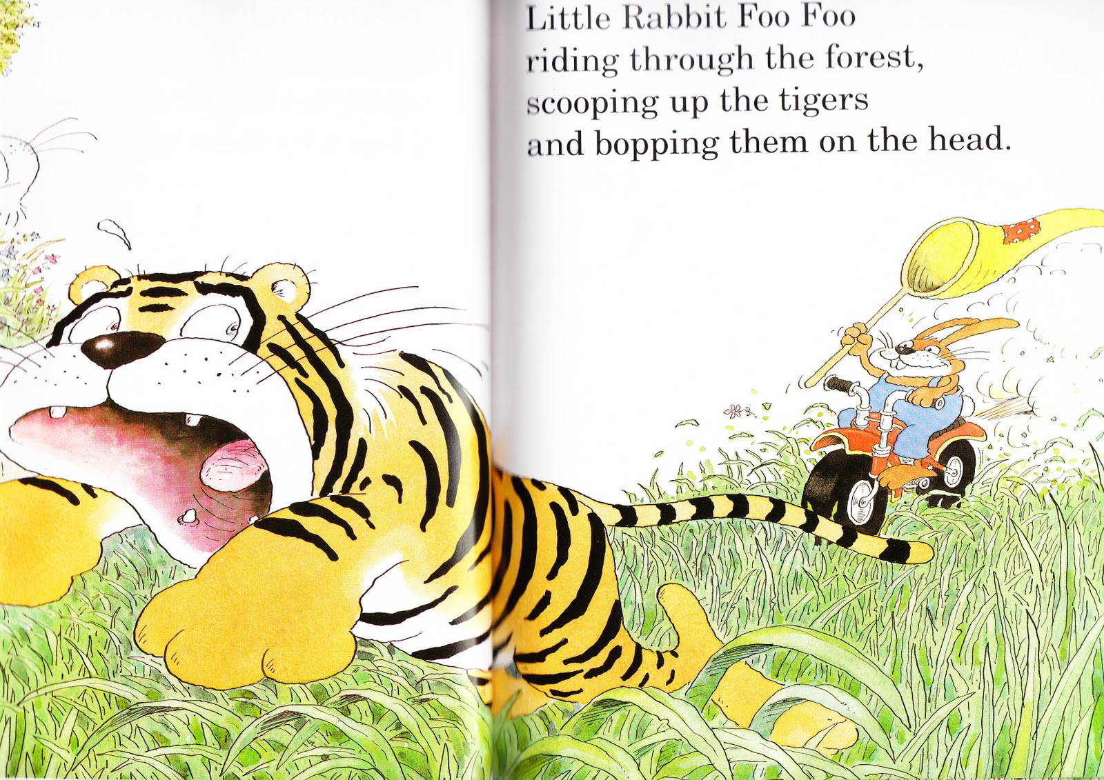 Nursery Mural Little Rabbit Foo Foo By Michael Rosen. Illustrated by Arthur Robins