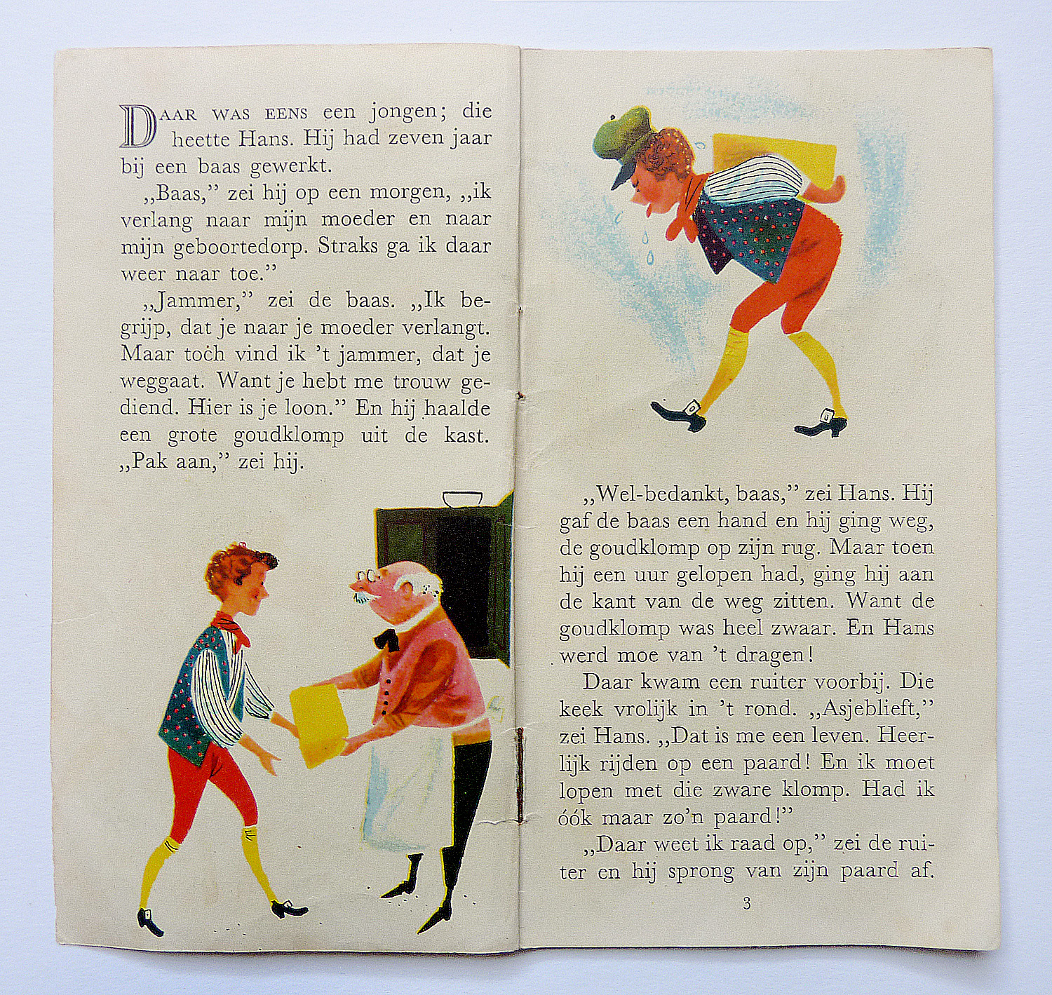 turning pages Hans in luck Fairy tales by Radion