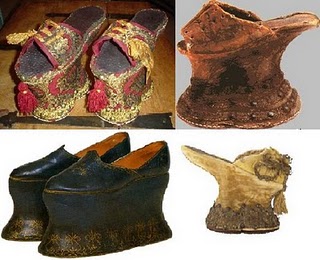 sapatos femininos antigos