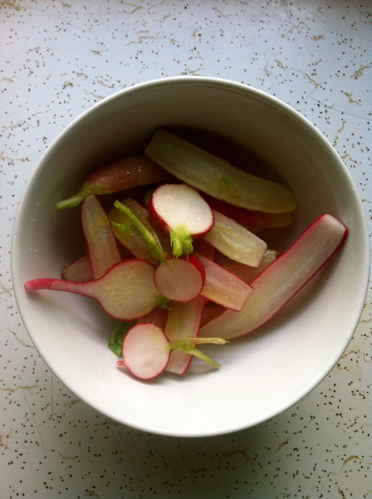 Slow Club Cookery. SesameLime Roasted Radishes