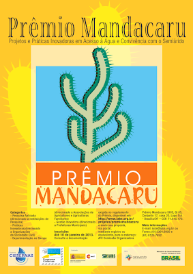 Prêmio  Mandacaru: Projetos e Práticas Inovadoras em Acesso à Água e Convivência com o Semiárido