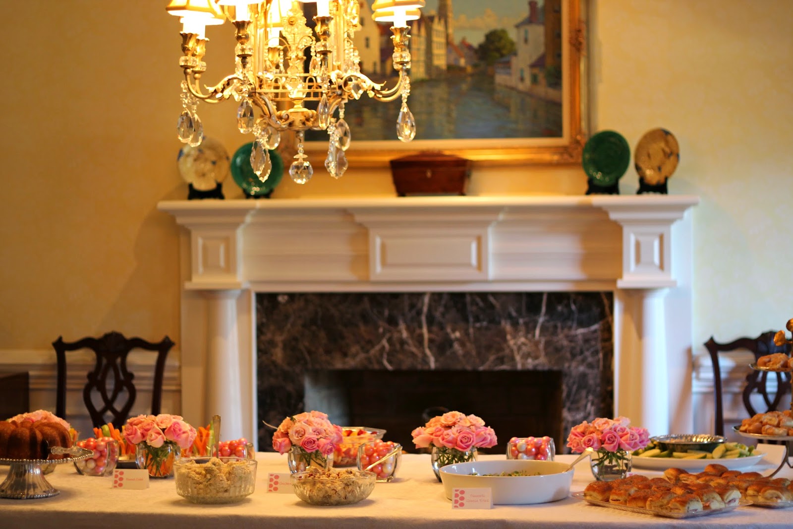 Showering Baby Charlotte Carolina Charm