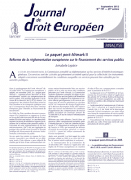 Journal de droit européen