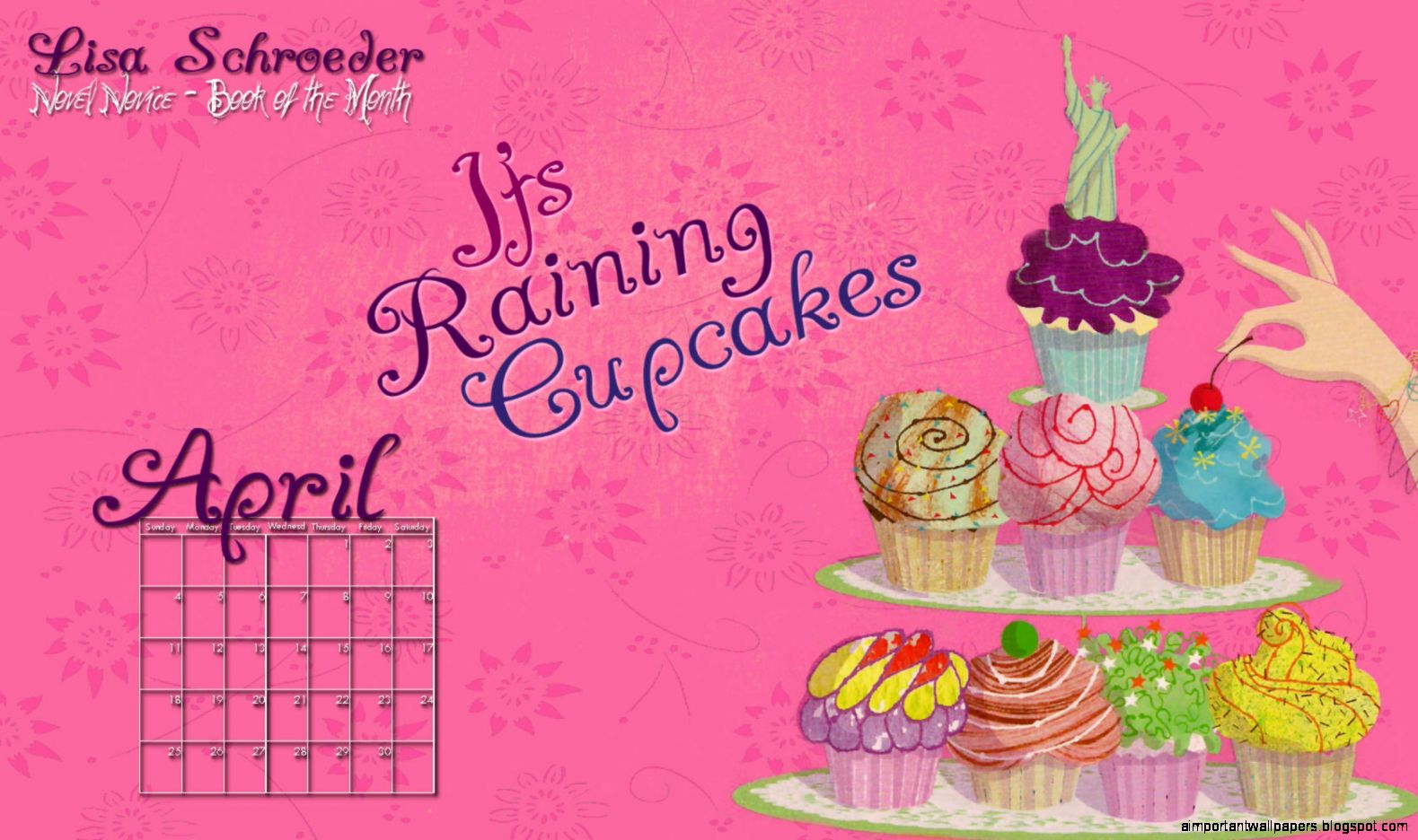 Lisa Schroeder39s Novels April 2010 Desktop Calendar Novel Novice Lisa Schroeder39s Novels April 2010 Desktop Calendar Novel Novice