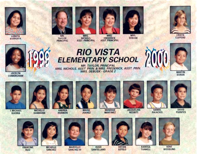 Jacqueline Raeanne Nesbitt Rio Vista Elementary Second Grade