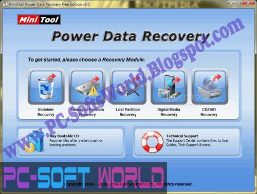 MiniTool Power Data Recovery 8.7 Crack Serial Key Download