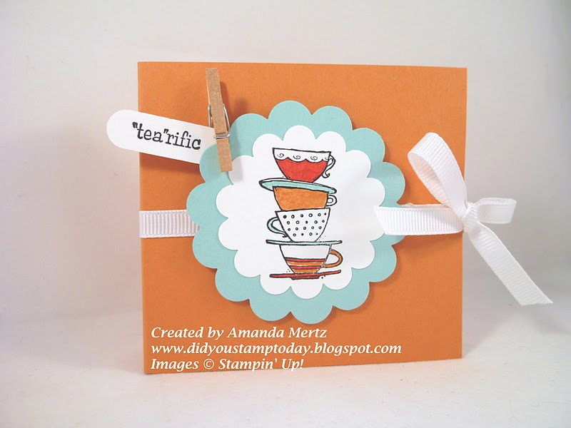 Did You Stamp Today? Tea Bag Pocket Tutorial