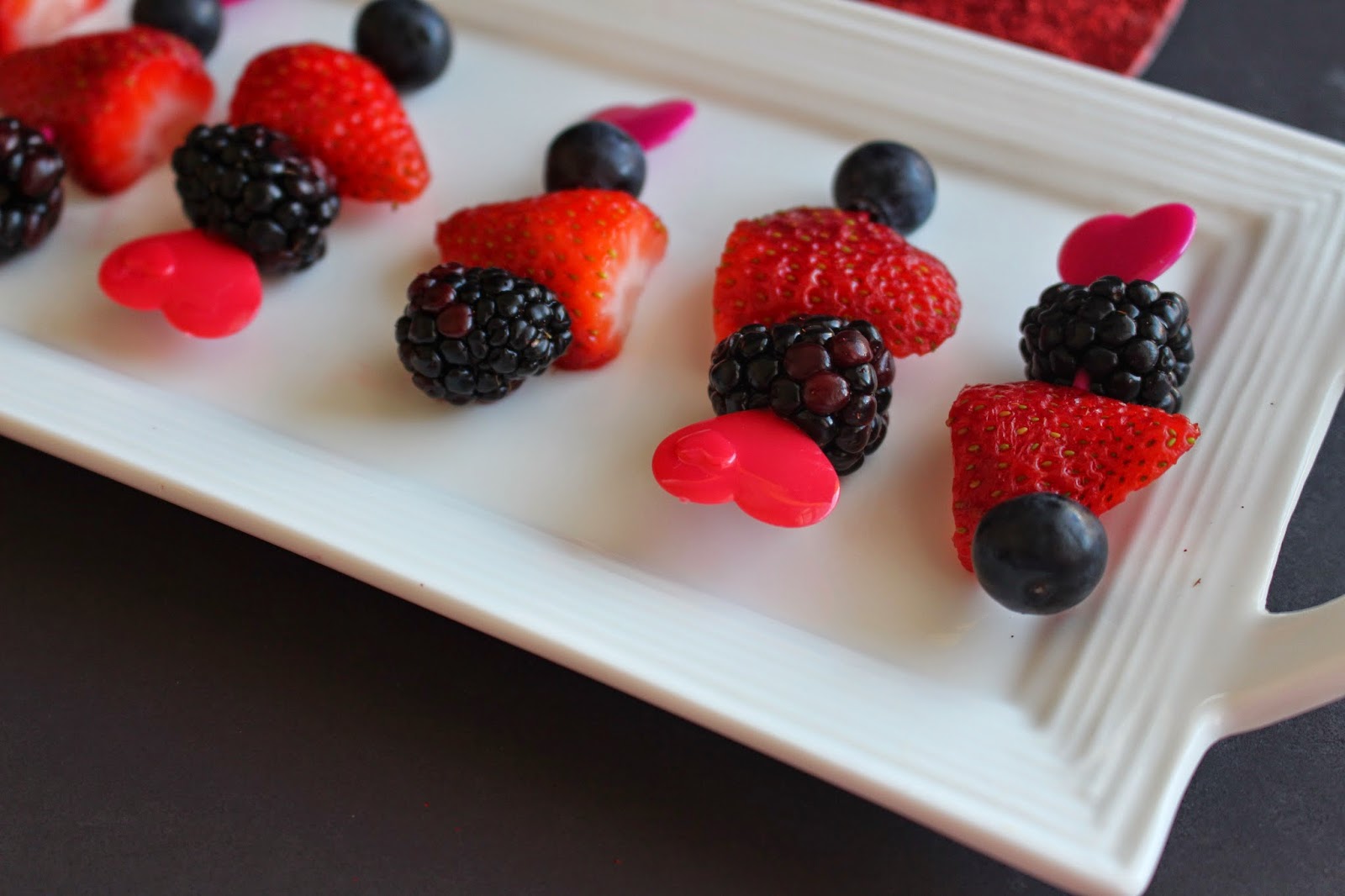 Berry Valentines Day Fruit Skewers First Time Mom and Losing It