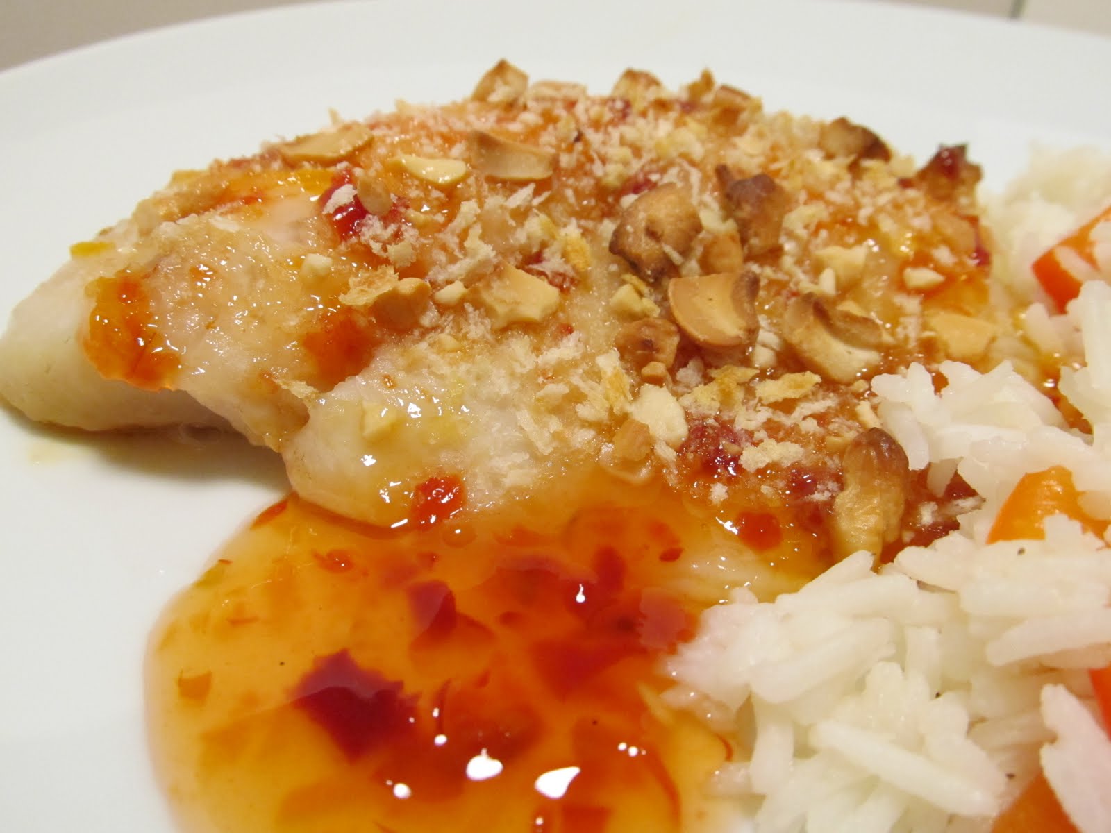 Jenn's Food Journey Baked Tilapia with Sweet Chili Glaze