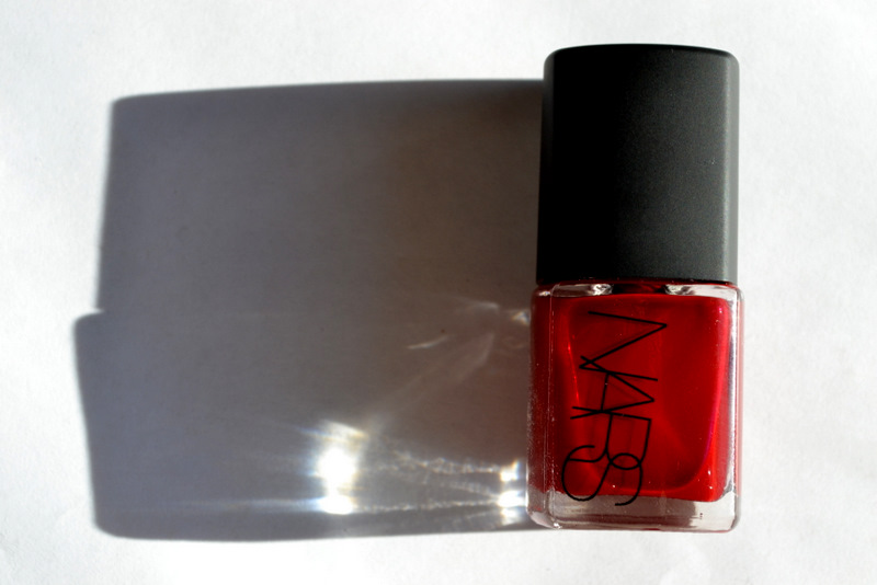 Cute and Mundane: NARS Jungle Red nail polish review
