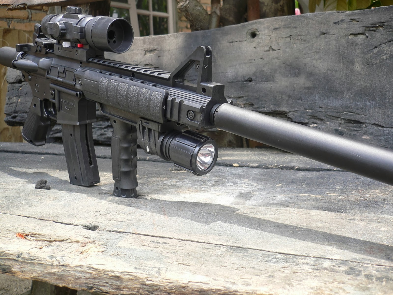 jual airsoft gun M4HUNTER RIS SYSTEM spring AIRSOFTGUN Toko Online