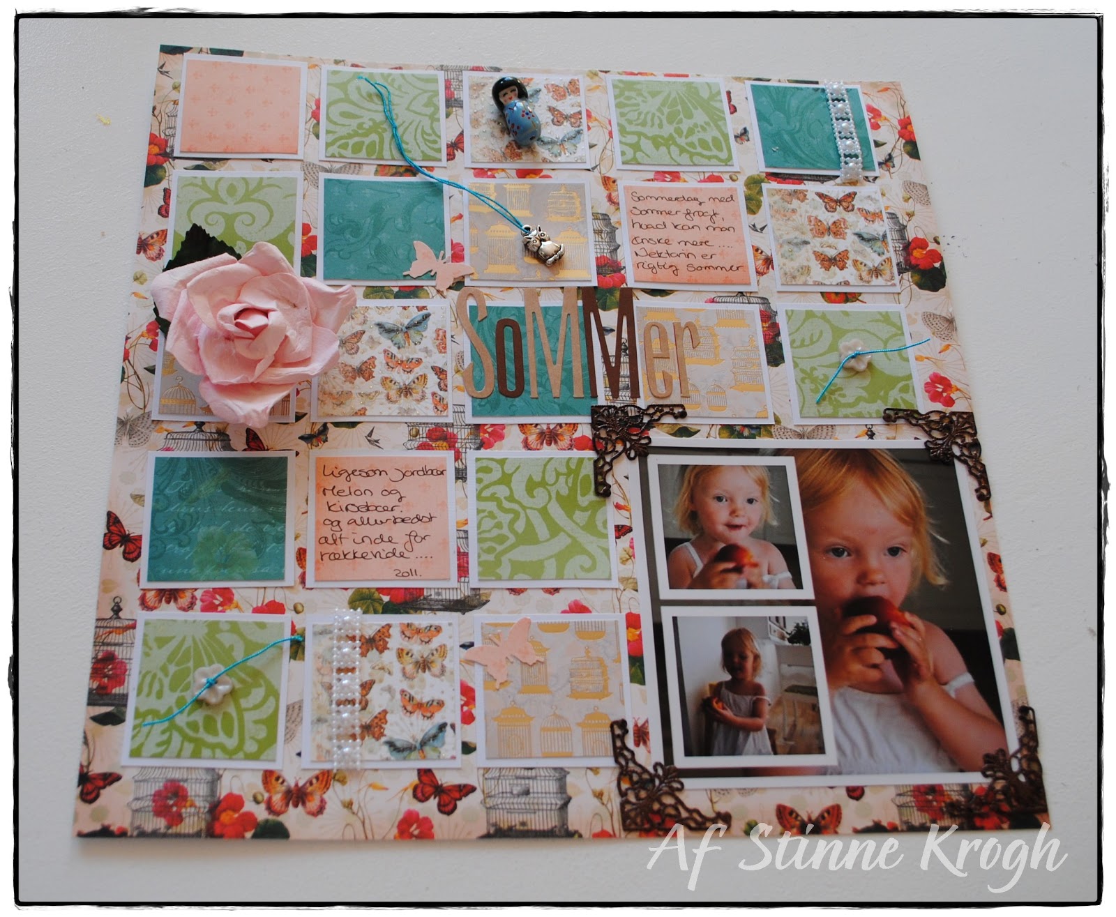Panduro Hobby´s Scrapbooking Designteam juli 2011