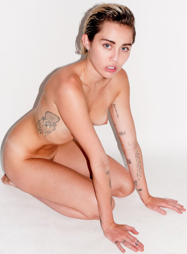 Miley Cyrus desnuda en Candy Magazine