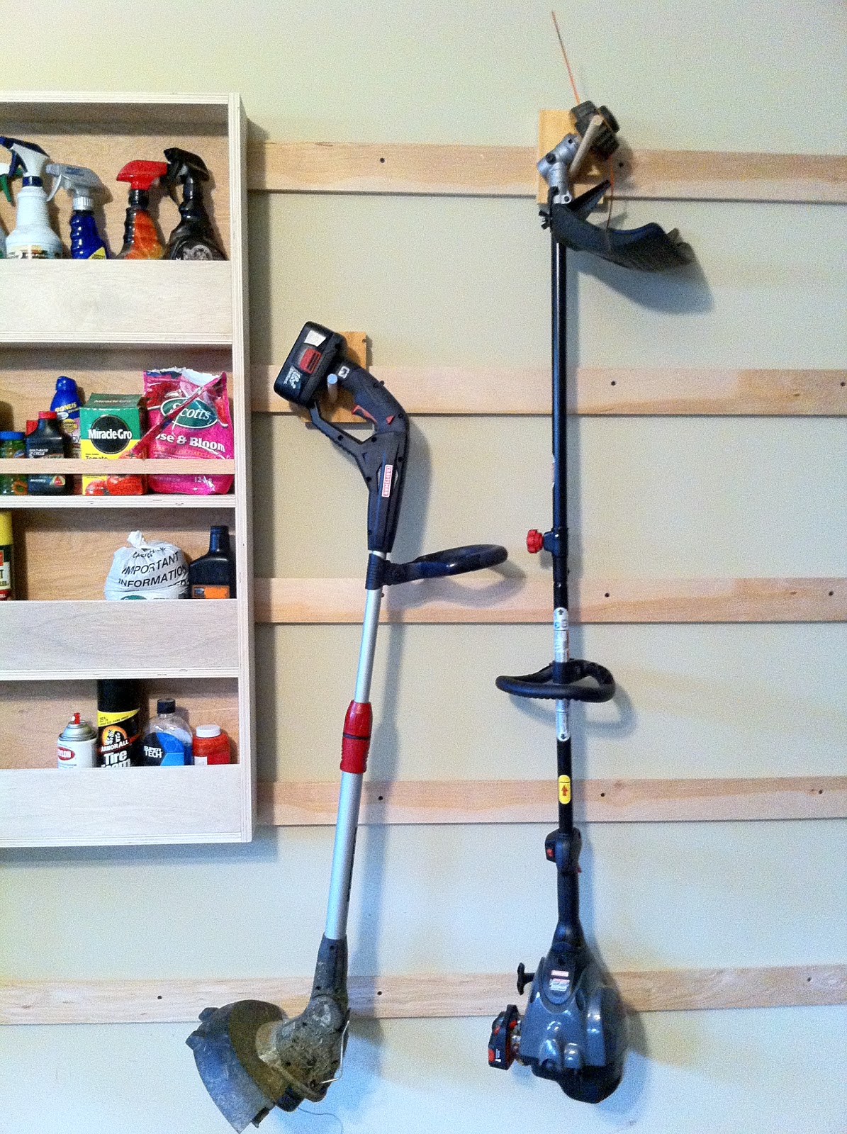 Chad's Workshop: French cleat garage storage